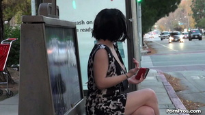 Was unluckily showered with semen in public sex way while being on the bus stop! - Picture 16