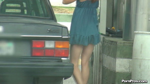 Showed her nude in public thongs on the parking lot - XXXonXXX - Pic 6