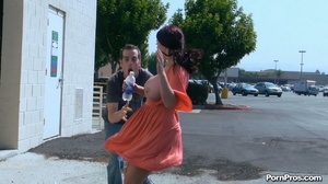 Making her naked in public right in the street in front of all her friends! - XXXonXXX - Pic 10