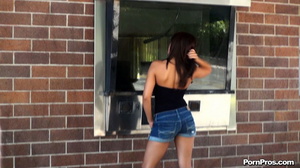 He got her top off her bosom in the hottest public sex place! - Picture 10