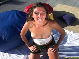 Jets of hot boiling men pissing poured on her ugly face… - Picture 2