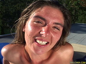 Some women pissing upon comely faces of other sweethearts - Picture 1