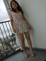 Little asian teen in short dress - Sexy Women in Lingerie - Picture 1