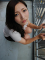 Curly hair japanese teen babe sucking - Picture 2