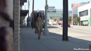Picking up her summer dress after being undressed by some sex in public ruffian - XXXonXXX - Pic 2