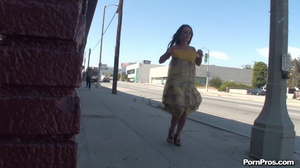 Picking up her summer dress after being undressed by some sex in public ruffian - XXXonXXX - Pic 15