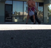Had her clothing ripped off her body in the most violent public fuck way!