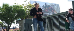 Was outing and had her boobs out by some public fuck rowdy all of a sudden - XXXonXXX - Pic 6