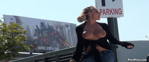 Was outing and had her boobs out by some public fuck rowdy all of a sudden - Picture 14