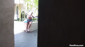 Some hooligan got her boobs out of dress and made her a public nudity laughing stock in that way! - Picture 15