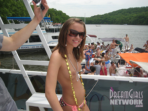 Those College Girls Striping making a real sex fun on the love yacht! - XXXonXXX - Pic 13