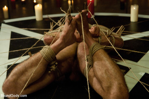 Walpurgis night of merciless gay pictures body and star in the circle with candles - XXXonXXX - Pic 5