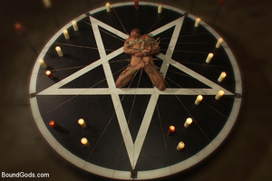 Walpurgis night of merciless gay pictures body and star in the circle with candles - XXXonXXX - Pic 8