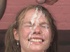 Artistic teen slut throat pounding and covered in cum