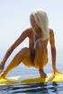 blonde teen chick posing