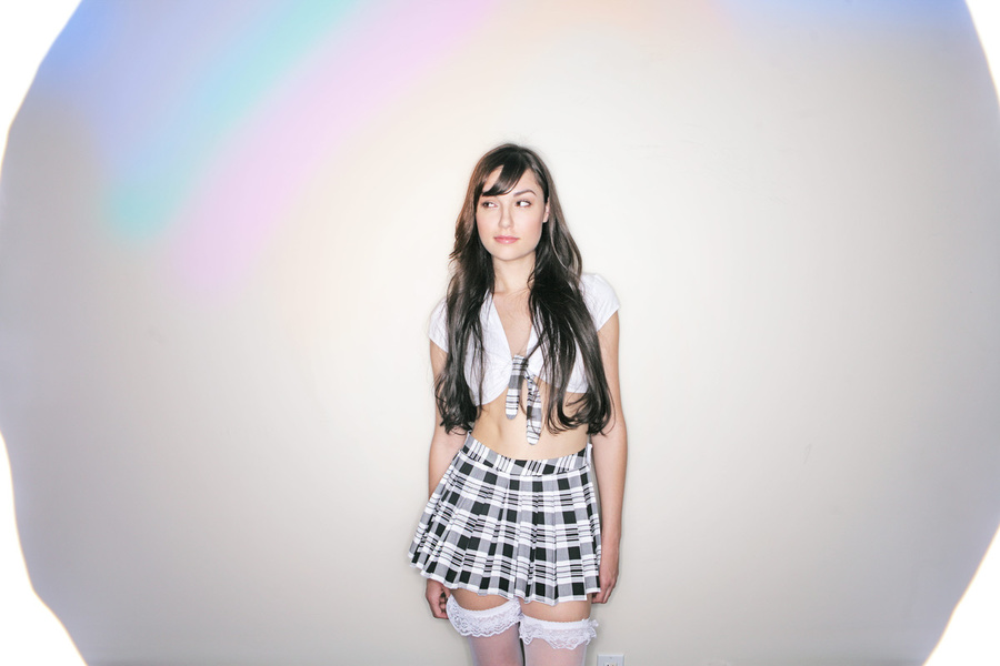 Brunette erotic cutie in school uniform and - XXX Dessert - Picture 11