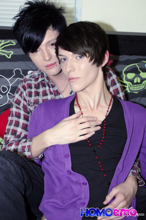 These emo nasties are loving each other and making that really hard gay men things! - XXXonXXX - Pic 3
