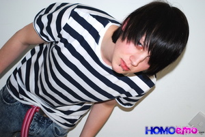 Long-haired emo likes being screwed by his gays videos boy and not only! - Picture 1