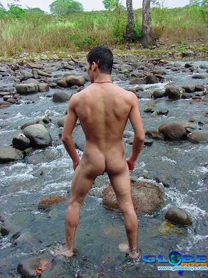 Feeding his Gay Porn mother fucker on the river of forest river! - XXXonXXX - Pic 3