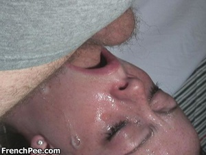 He got her moving in the doggy position all while making her smack his sausage and drink peeing - XXXonXXX - Pic 10