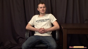 Blue eyes gay dude getting naked in the  - XXX Dessert - Picture 1