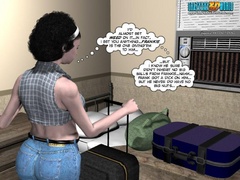 Naked 3d guy gets caught sitting naked with rockhard - Picture 4