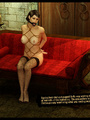 3d busty brunette in fishnet stockings - Picture 7