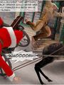 Horny 3d Santa and his helper sedcued - Picture 3