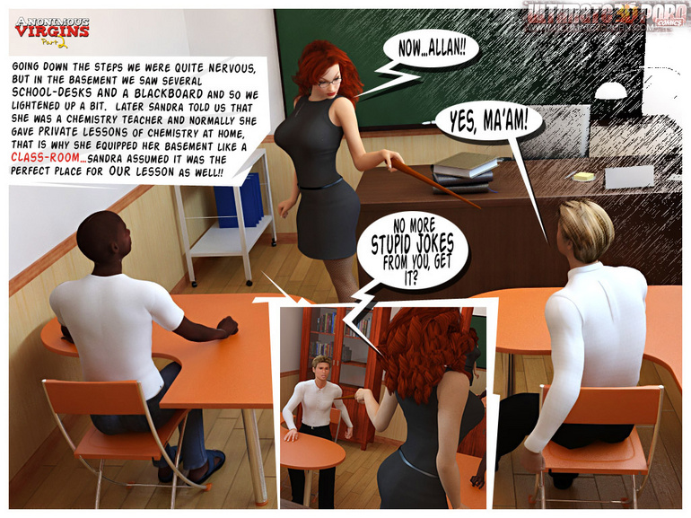 770px x 577px - Sex y redhead 3d teacher with huge - Silver Cartoon - Picture 4