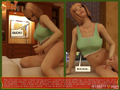 Horny 3d guy asked his beautiful secretary show her - Picture 2