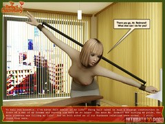 Horny 3d guy asked his beautiful secretary show her - Picture 10