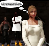 Nasty 3d white babes received huge black peckers in their lovely skillful