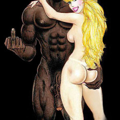 Interracial toon porn pics of nasty blonde with apple - Picture 3