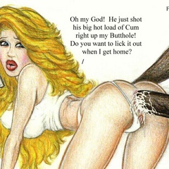 Interracial toon porn pics of nasty blonde with apple - Picture 4
