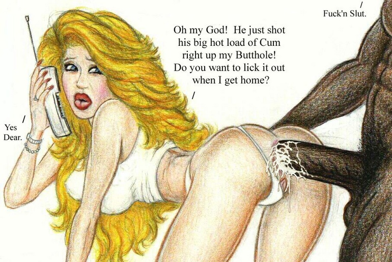 Interracial toon porn pics of nasty blonde with apple - Picture 4