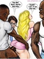 Naughty blonde cartoon wife gets butt - Picture 3