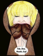 Cartoon interracial pics of blonde stunner gets doublepentrated by huge