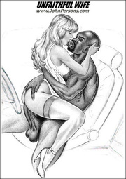 Sex hungry white cartoon girls trying their first butt sex with horny black dudes.
