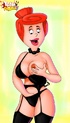 Sexy toon babes slip out their lingerie before being fucked by two dicks.
