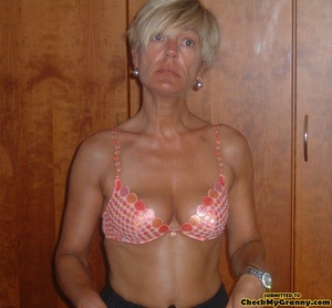 Perfect tits blonde mature wife enjoying - Picture 10