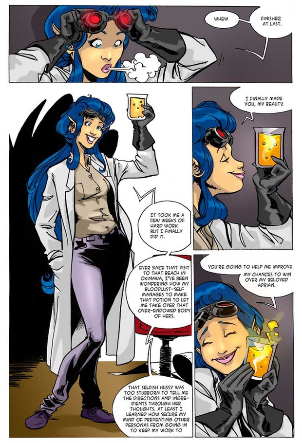 Magic Porn Comic - Magic potion delivers some unexpected results to the womans ...