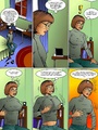 Horny cartoon bitch in glasses gets her - Picture 3