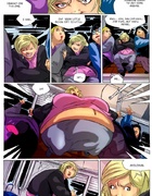 This unbelievable blonde chick started growing from her cartoon tits and