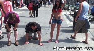Poor dude on the dog-leash gets humiliat - Picture 11