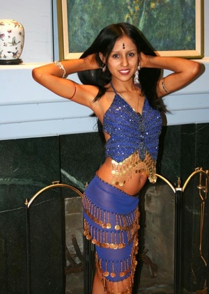Blue outfit dressed petite indian cutie likes being mouth and pussy fucked in doggy style. - XXXonXXX - Pic 2