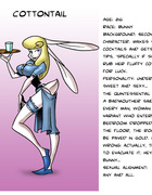 Nasty toon girl talking about their sex preferences and teasing.