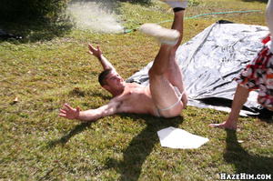 Gay students having fun at a cool outdoor fucking party - Picture 2