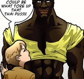 Black guys on a lineup get their hard cocks sucked off one after the other
