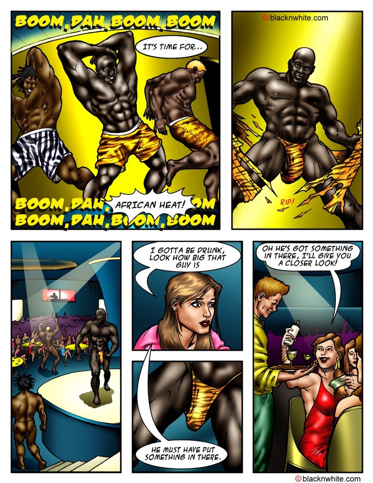 Big muscular black guy offers to suck his - Cartoon Sex - Picture 2