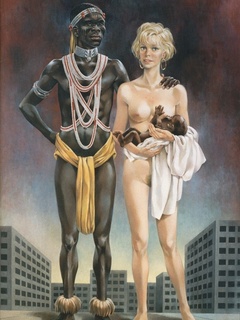 White chick living with a black wild tribal - Popular Cartoon Porn - Picture 1